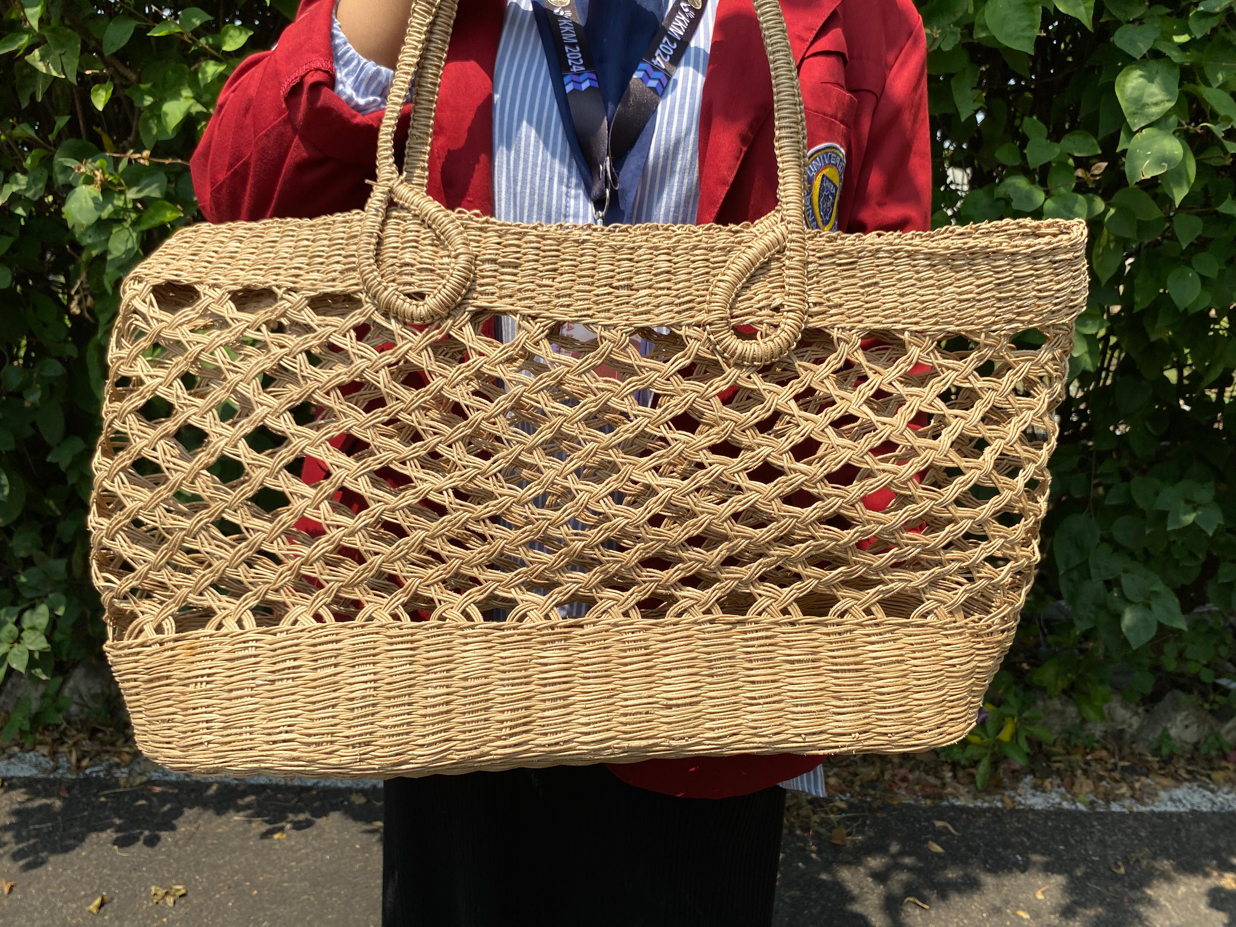 Totebag Anyam Bambu